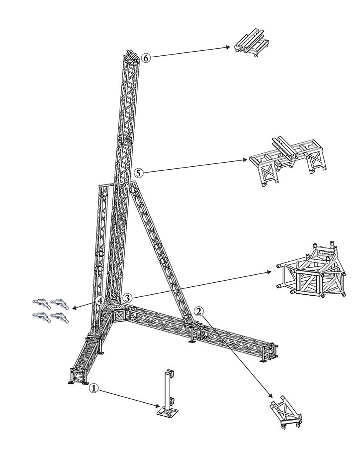 9M Speaker Tower